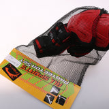 Max 6Pcs Skateboard Protective Pad Gear Knee Elbow Pad Wrist Guard Set S Red