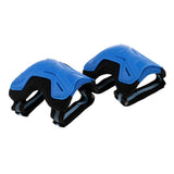 Max 6Pcs Skateboard Protective Pad Gear Knee Elbow Pad Wrist Guard Set S Blue