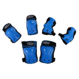 Max Skateboards Youth Protective Pad set with Elbow Knee Wrist Guard Pad XS Blue