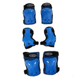 Max Skateboards Youth Protective Pad set with Elbow Knee Wrist Guard Pad XS Blue