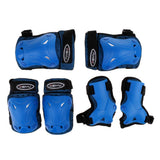 Max Skateboards Youth Protective Pad set with Elbow Knee Wrist Guard Pad XS Blue