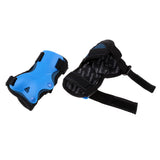 Max Skateboards Youth Protective Pad set with Elbow Knee Wrist Guard Pad XS Blue