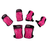 Max Skateboards Youth Protective Pad set with Elbow Knee Wrist Guard Pad XS Pink