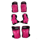 Max Skateboards Youth Protective Pad set with Elbow Knee Wrist Guard Pad XS Pink