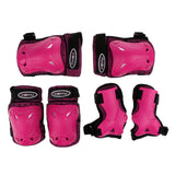 Max Skateboards Youth Protective Pad set with Elbow Knee Wrist Guard Pad XS Pink
