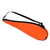 Max Waterproof Oxford Squash Racquet Cover Bag with Adjustable Strap Orange