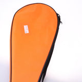 Max Waterproof Oxford Squash Racquet Cover Bag with Adjustable Strap Orange