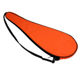 Max Waterproof Oxford Squash Racquet Cover Bag with Adjustable Strap Orange