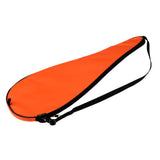 Max Waterproof Oxford Squash Racquet Cover Bag with Adjustable Strap Orange