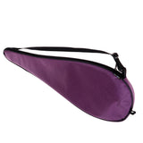 Max Waterproof Oxford Squash Racquet Cover Bag with Adjustable Strap Purple