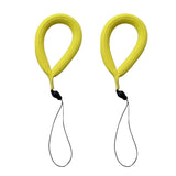 Maxbell 2 Pieces Waterproof Floating Wrist Strap Swim Bracelet for Camera Yellow