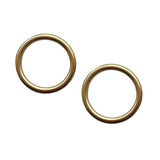 Maxbell 2Pcs Scuba Diving Brass O Rings Belt Keeper for Standard Webbing Strap 32mm