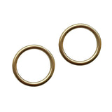 Maxbell 2Pcs Scuba Diving Brass O Rings Belt Keeper for Standard Webbing Strap 32mm