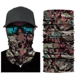 Maxbell Cycling Neck Face Mask Scarf 3D Digital Printing Outdoor Camo Camo Color 2