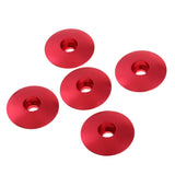 Maxbell Bike Hex Socket Allen Bolt Screw Nut Hexagon Head Cover Cap Mushroom Red