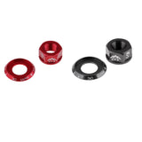 Maxbell Bicycle Hubs Nut Mountain Bike MTB Flange Nut Parts Drums Axle Screws Red