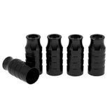 Maxbell 5Pcs Bike Hub Axis Front Wheel Lamp Holder Bike Extender Light Mount Black