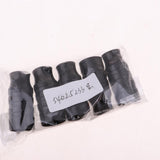 Maxbell 5Pcs Bike Hub Axis Front Wheel Lamp Holder Bike Extender Light Mount Black