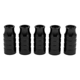 Maxbell 5Pcs Bike Hub Axis Front Wheel Lamp Holder Bike Extender Light Mount Black