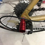 Maxbell 5Pcs Bike Hub Axis Front Wheel Lamp Holder Bike Extender Light Mount Black