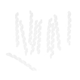 Maxbell 5Pcs Bicycle Brake Cable Spiral Sleeves Shift  Housing Protector Transparent