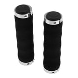 Maxbell Shockproof Cycling Bike Bicycle Handlebar Grips Anti-slip Handle Grip Silver