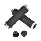Maxbell Shockproof Cycling Bike Bicycle Handlebar Grips Anti-slip Handle Grip Silver