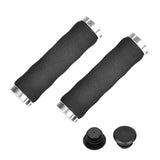 Maxbell Shockproof Cycling Bike Bicycle Handlebar Grips Anti-slip Handle Grip Silver