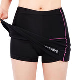 Maxbell Summer Women Cycling Short Sleeve Bike Shirts Gel Padded Shorts Skirts S