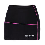 Maxbell Summer Women Cycling Short Sleeve Bike Shirts Gel Padded Shorts Skirts S