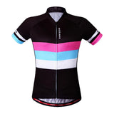 Maxbell Summer Women Cycling Short Sleeve Bike Shirts Gel Padded Shorts Skirts S
