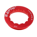 Maxbell MTB Road Bike Cassette Cover Lock Ring Alloy Flywheel Ring Cover Red