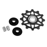 Maxbell Bike Bearing Jockey Wheel Bicycle Rear Derailleur Ceramic 12T Guide Black