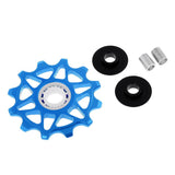 Maxbell Bike Bearing Jockey Wheel Bicycle Rear Derailleur Ceramic 12T Guide Blue