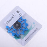 Maxbell Bike Bearing Jockey Wheel Bicycle Rear Derailleur Ceramic 12T Guide Blue