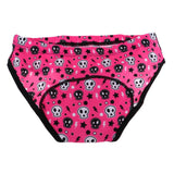 Maxbell Women's Cycling Underwear 3D Padded Bike Riding Shorts L Pink Skull