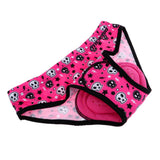 Maxbell Women's Cycling Underwear 3D Padded Bike Riding Shorts XL Pink Skull
