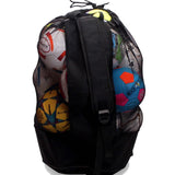 Maxbell Ball Mesh Bag for Football Volleyball Soccer Ball with Strap Fits 25 Balls