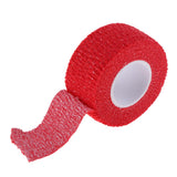 Maxbell Anti-skid Adhesive Golf Sport Golfer Finger Wrap Grip Compression Tape Red