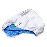 Maxbell Waterproof UV Protection Outboard Motor Boat Cover 44x47x37 inch, Silver