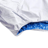 Maxbell Waterproof UV Protection Outboard Motor Boat Cover 44x47x37 inch, Silver