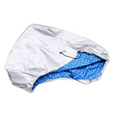 Maxbell Waterproof UV Protection Outboard Motor Boat Cover 44x47x37 inch, Silver