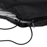 Maxbell Waterproof UV Protection Outboard Motor Boat Cover 71x76x64 inch, Black