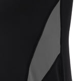 Maxbell Quick Dry Gym Sleeveess Compression Shirt Sports Top T-shirt Black Gray M