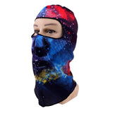 Maxbell Breathable Dustproof Face Full Mask for Outdoor Cycling Motorcycle Blue-black