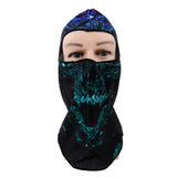 Maxbell Breathable Dustproof Face Full Mask for Outdoor Cycling Motorcycle Green-black