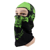 Maxbell Breathable Dustproof Face Full Mask for Outdoor Cycling Motorcycle Black-green