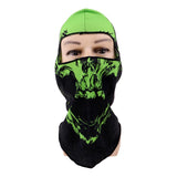 Maxbell Breathable Dustproof Face Full Mask for Outdoor Cycling Motorcycle Black-green