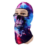 Maxbell Breathable Dustproof Face Full Mask for Outdoor Cycling Motorcycle Blue-purple