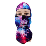 Maxbell Breathable Dustproof Face Full Mask for Outdoor Cycling Motorcycle Blue-purple